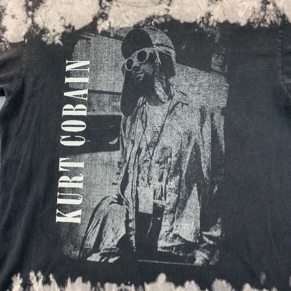 Kurt Cobain T Shirt Adult Large The End of the Music Nirvana Giant Tie Dye - Picture 2 of 16